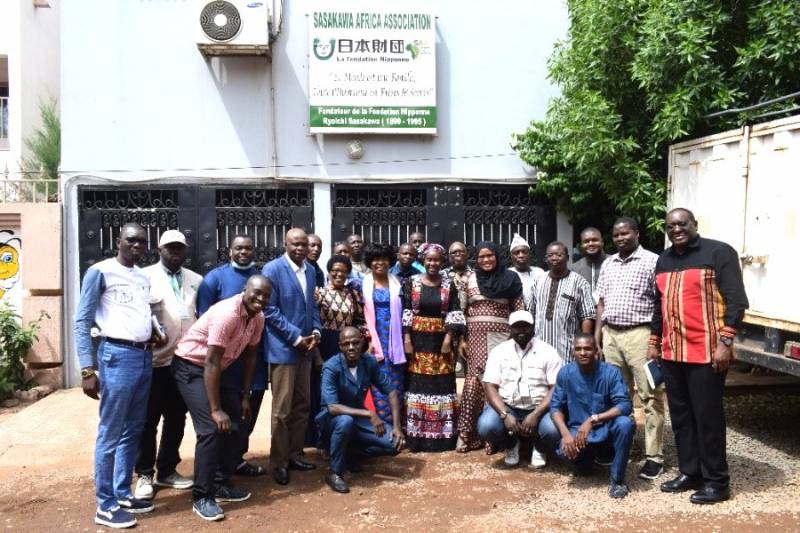 Photo de groupe à SAA Mali