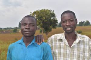 George (right) and son Jacob