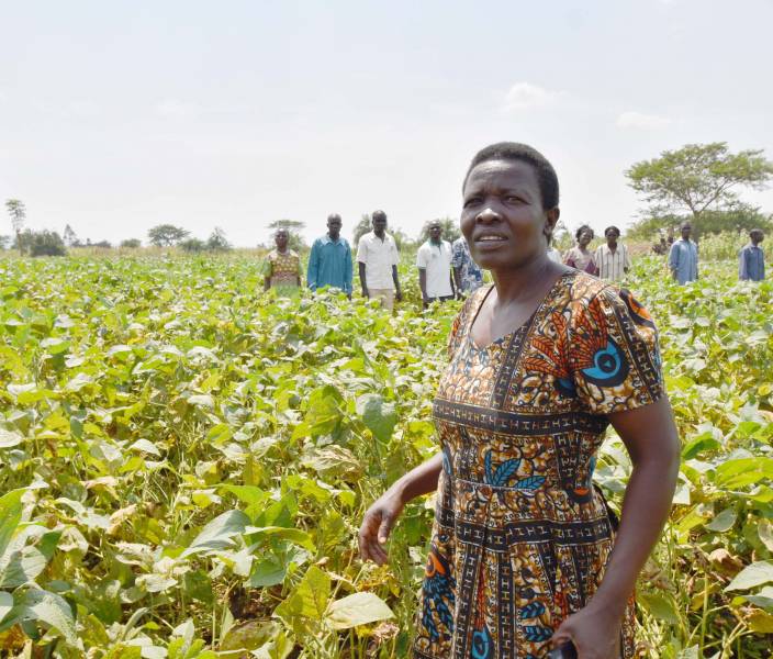 Mrs.Helen Epurege secretary of Nyarakoti Farmer Field School
