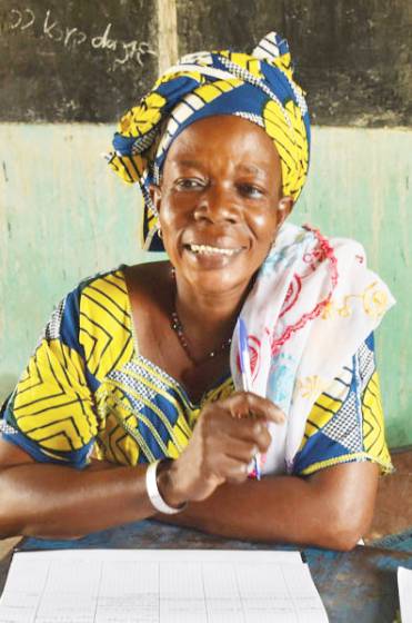 Fatoumata Sangaré, Finance Secretary of the Rice Platform of Women Group of Niéna