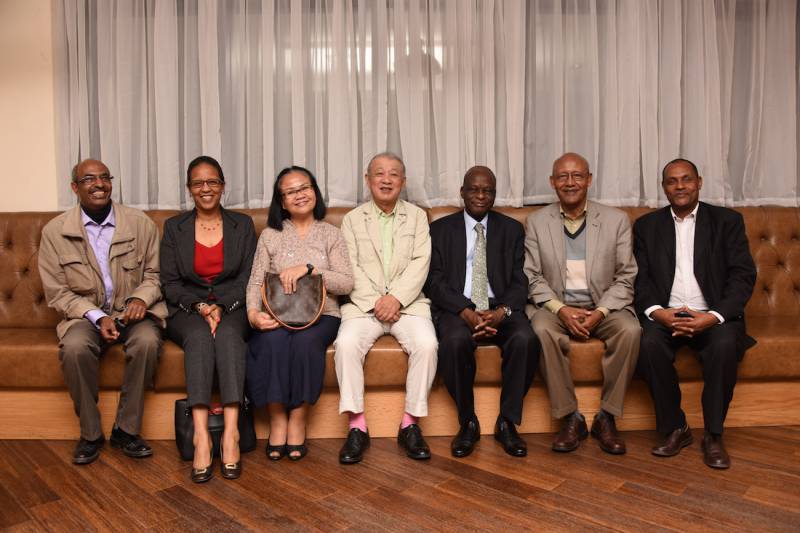 SAA Regional Office and SG 2000 Ethiopia staff welcomed Mr. Yohei Sasakawa in Addis Ababa, Ethiopia. 