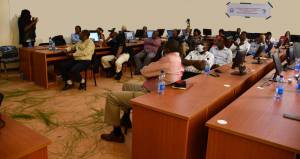 SAA representatives visit an audiovisual and ICT resource center established at Bahir Dar University