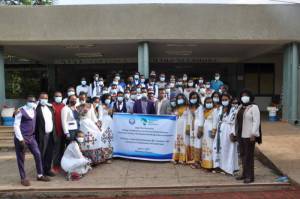 Final year students of Bahir Dar University with lecturers and SAA staff, during SEPs workshop