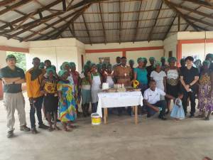 Women farmers' group utilizing soybeen in 7 recipies