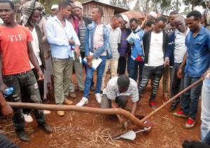 Training on the use of a step plow called ”Berken Maresha”