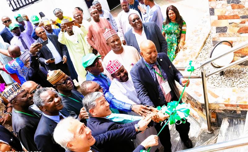 Dignitaries at the Commissioning of SAA Abuja Office in Nigeria, November 7, 2023.