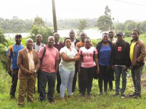 Group photo of master’s students alongside SAA staff who facilitated a guest lecture.