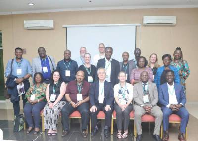 Group photo taken during the Food Systems Summit in Nairobi, featuring members of the C4SEAS coalition, including representatives from SAA, AFAAS, CRS, AGRA, TAAT, ISRIC, and other partners. (Photo: AFAAS website)