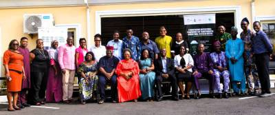 Group photo of representatives of 22 Nigerian tertiary institutions at the Cassava Agroforestry Curriculum validation workshop in Ibadan, Oyo state Nigeria.