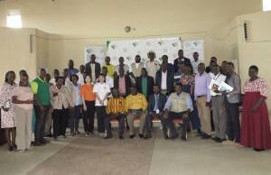 Group photo of participants of launching of the Innovative School Feeding Model in Napak, Karamoja
