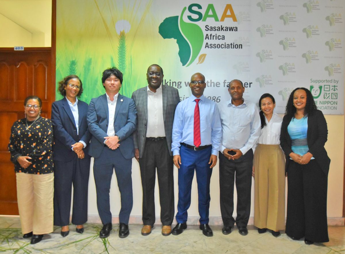SAA and AfDB Representatives pose for a group photo following strategic discussions at SAA’s SPO
