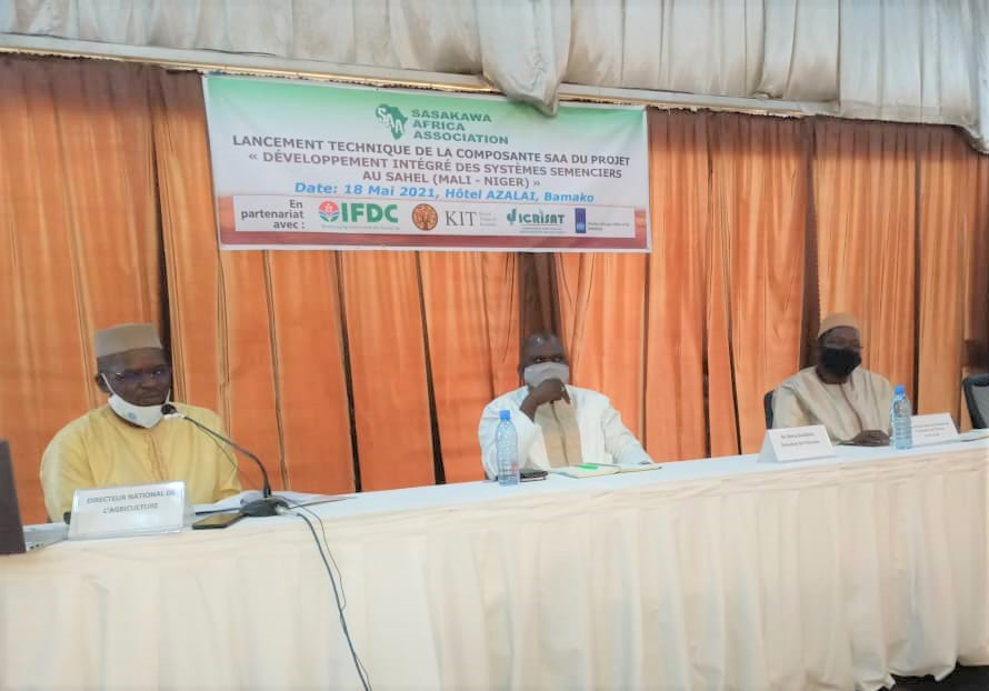 Presidium at the opening ceremony for the launching Workshop of the SAA Component of the Integrated Seed Sector Development in the Sahel(ISSD-SAHEL) Project