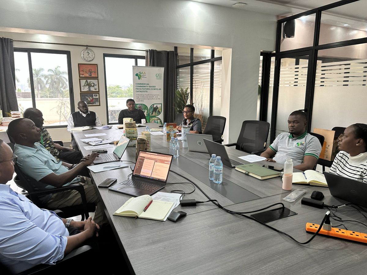SAA and Fortified Whole Grain Alliance teams discuss project implementation activities for alignment.